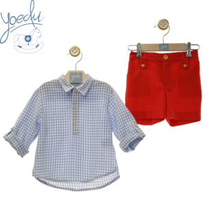 Traje infantil bermuda