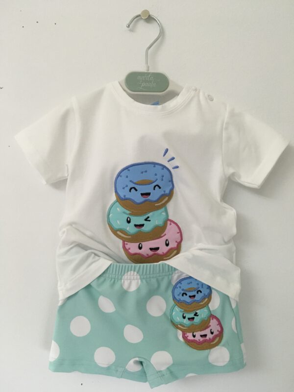 BOXER LICRA+CAMISETA DONUTS