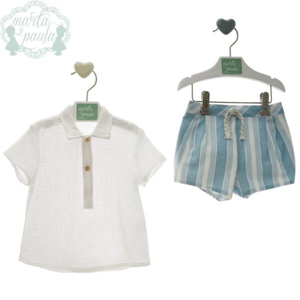 Conjunto bb manga corta