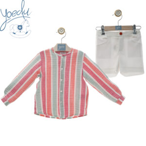 Traje infantil bermuda caracola