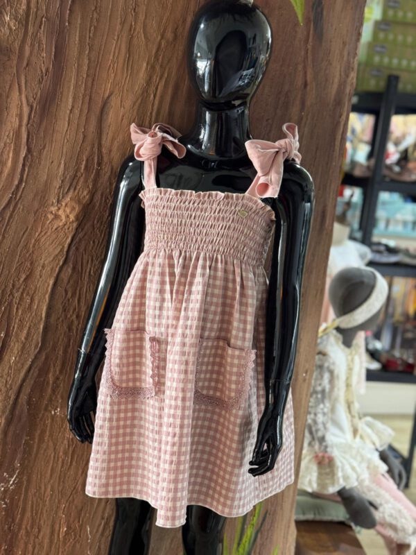 VESTIDO TIRANTE RASO GOMAS