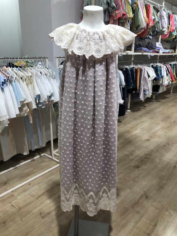 VESTIDO TUL BORD VOLANTE MIDI