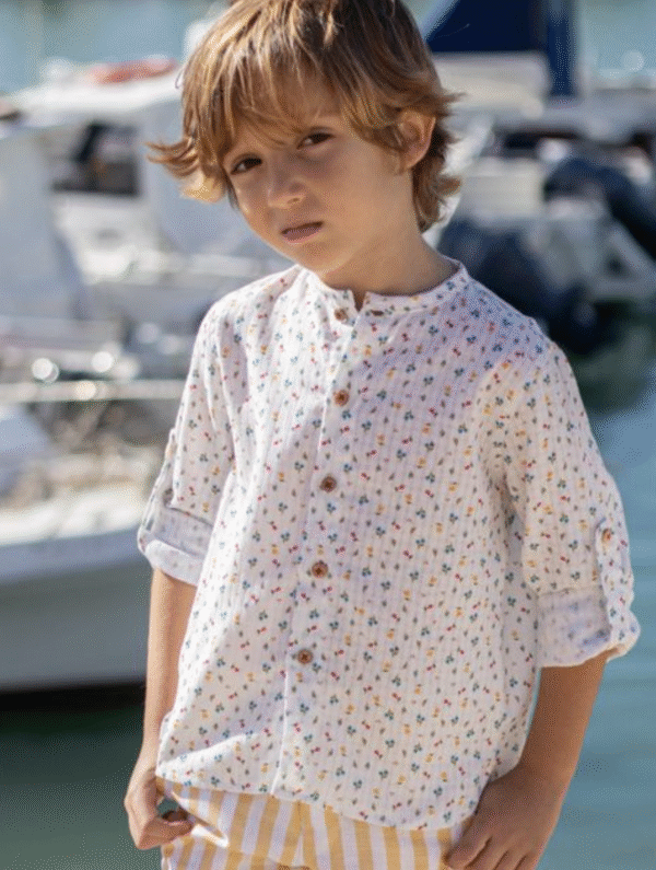 Camisa flores