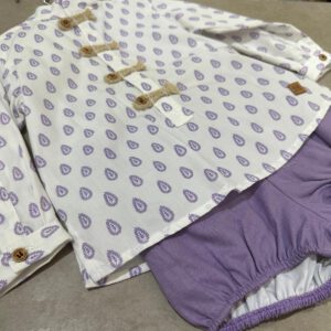 Conjunto blusa estampada