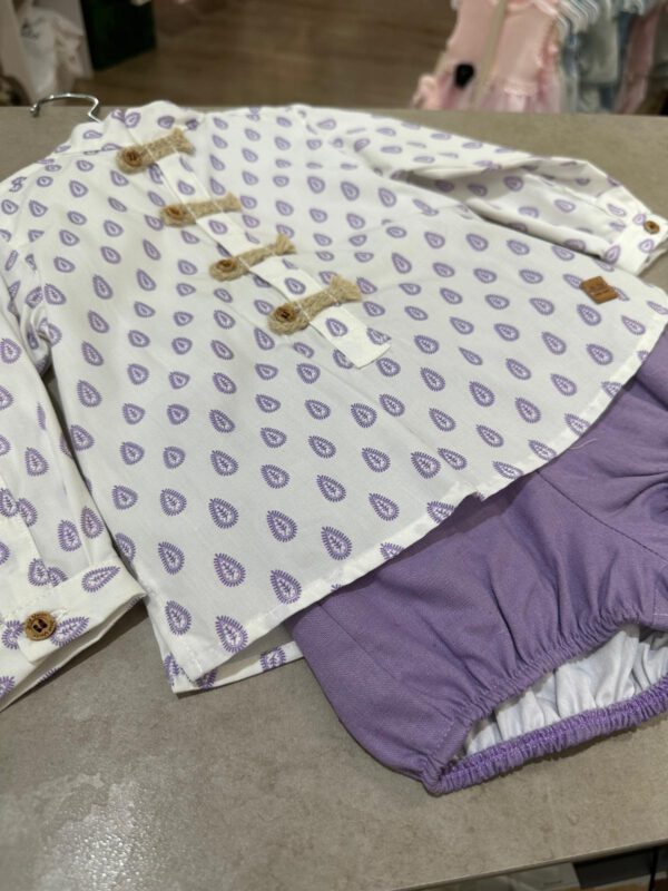 Conjunto blusa estampada