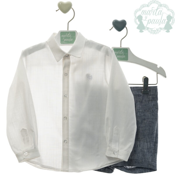 Traje niño con bermuda