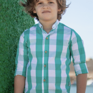 Camisa cuadros verdes