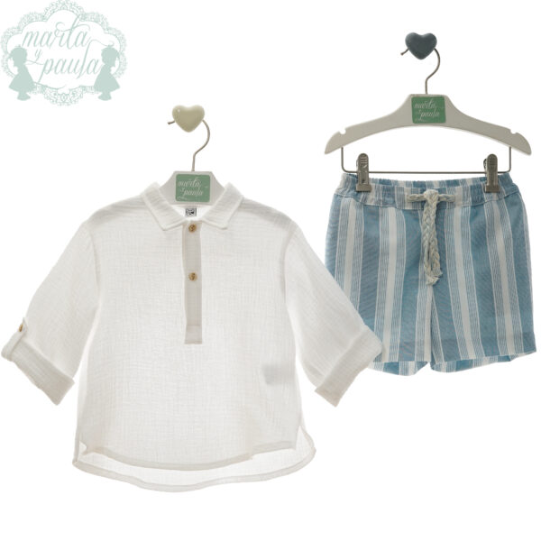 Traje niño con bermuda - Imagen 3