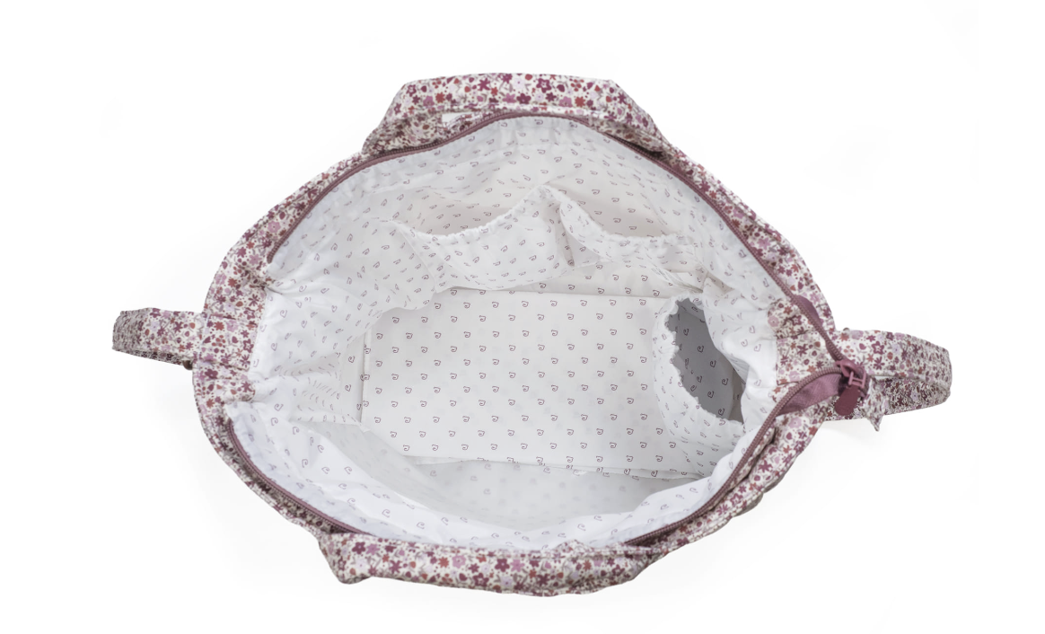 BOLSA CANASTILLA CHERRY FLORES - Imagen 4