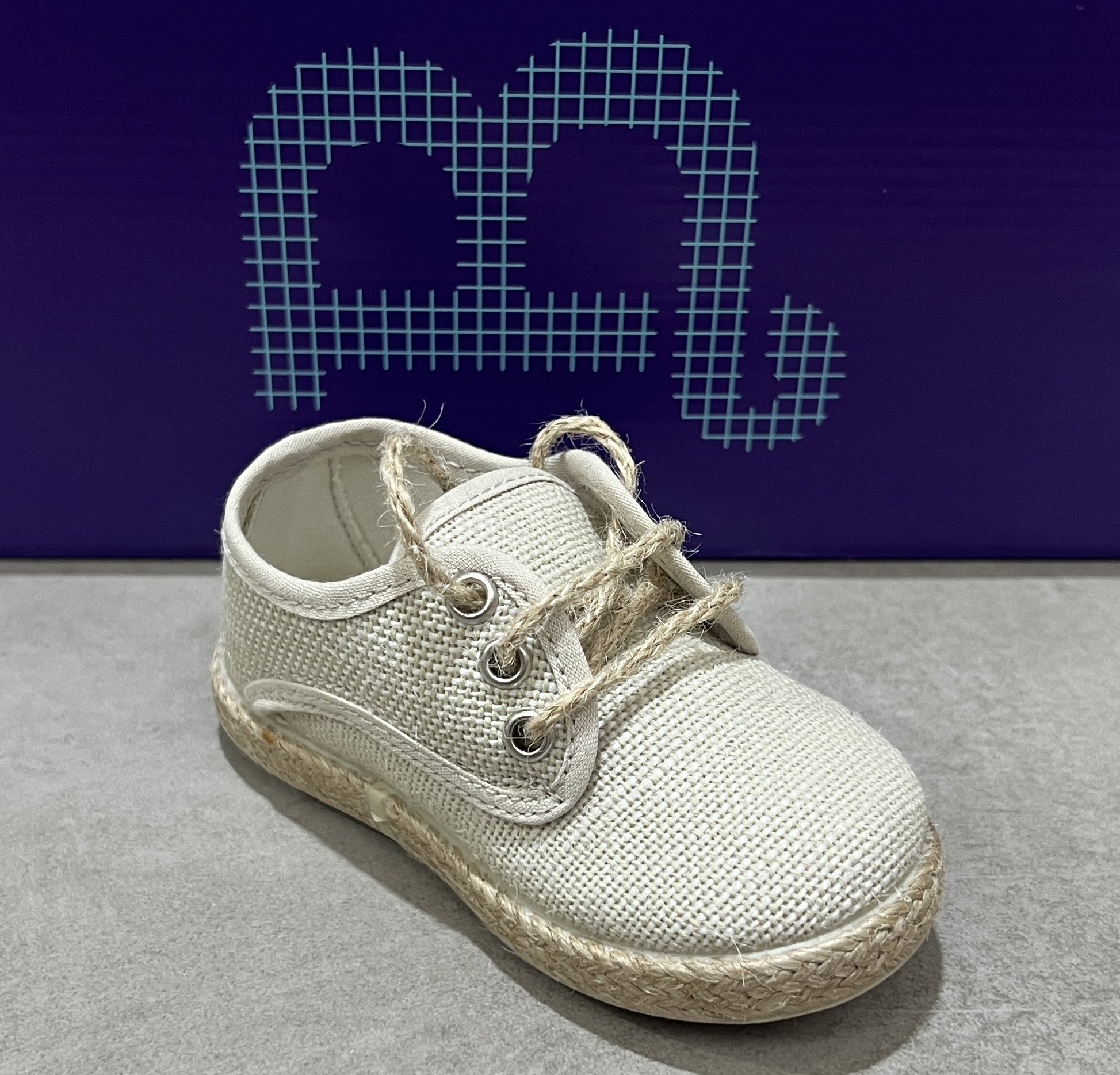 BLUCHER CORDON YUTE LINO