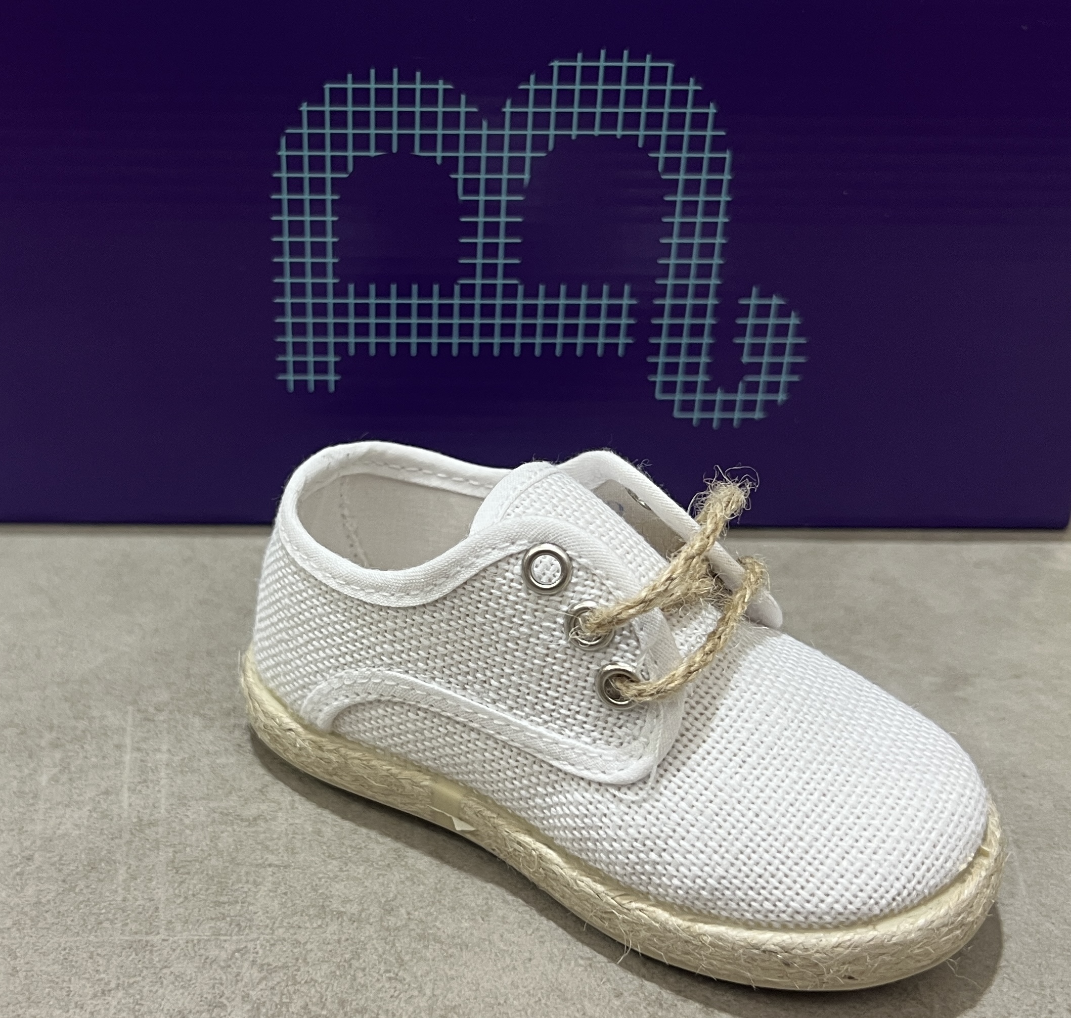 BLUCHER CORDON YUTE LINO