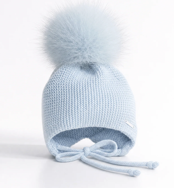GORRO OREJERO CON POMPON